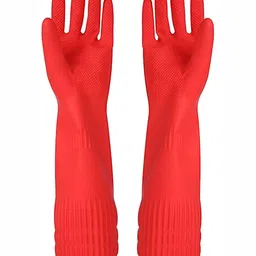 RBGIIT Red 1 Pair Rubber Cleaning Gloves-picture-32
