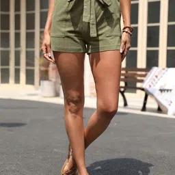 Stylecast X KPOP Women Mid-Rise Regular Fit Shorts image 1