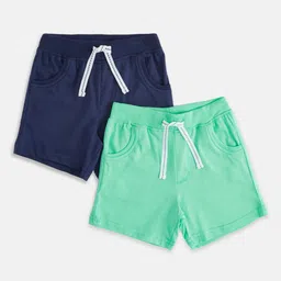 Pantaloons Baby Boys Pack of 2 Cotton Shorts image 1