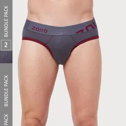 Zoiro Men Pack Of 2 Anti Bacterial Basic Briefs-picture-38
