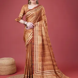 DOI MOI Geometric Printed Saree-picture-12