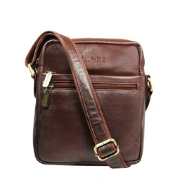 CALFNERO Men Brown Messenger Bag-picture-18