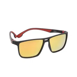 Scavin Men Gold Lens & Black Square Sunglasses with Polarised Lens SCA S19902-picture-11