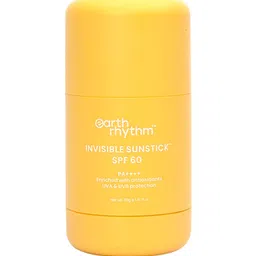 Earth Rhythm SPF 60 PA++++ Non-Sticky Invisible Sunstick Sunscreen with Almond Oil - 40 g-picture-41