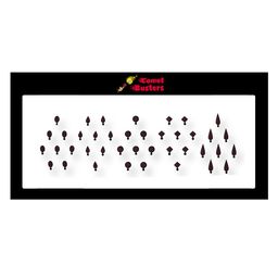 Comet Busters Burgundy Handcrafted Beautiful Traditional Designer Bindis-picture-47