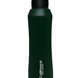 Caspian Green Single Stainless Steel Solid Single Wall Vacuum Water Bottle-image-6