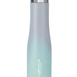 Caspian Grey & Blue Single Stainless Steel Colourblocked Single Wall Vacuum Water Bottle-image-25