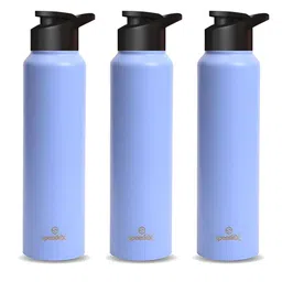 Speedex Purple & Black 3 Pieces Stainless Steel Water Bottle 1L-image-14