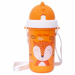 1st Step Kids Orange Printed Sipper Bottle-picture-37
