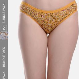 FIMS Women Pack Of 2 Printed Anti-Microbial Hipster Briefs-picture-36