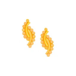 BHIMA 22K BIS Hallmark (916) Yellow Gold Mystique Eyemould Stud Earrings For Kids-picture-30