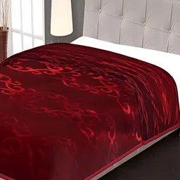 RF RELAXFEEL Red Heavy Winter 400 GSM Double Bed Blanket-picture-35