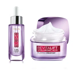 LOreal Set of Revitalift Hyaluronic Acid Serum 15 ml & Plumping Day Cream 50 ml-image-14