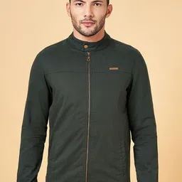 Urban Ranger by pantaloons Mandarin Collar Cotton Bomber Jacket-picture-8