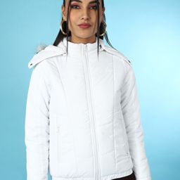 Freehand by The Indian Garage Co Hooded Faux Fur Trim Puffer Jacket-picture-20