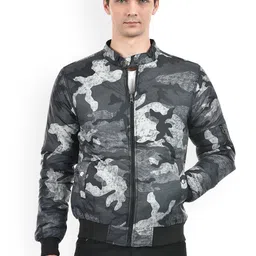 Lawman pg3 Camouflage Printed Reversible Bomber Jacket image 1