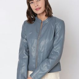Vero Moda Mock Collar Biker Jacket-picture-12