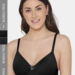 Tweens Pack Of 2 Full Coverage Lightly Padded Cotton T-shirt Bras With All Day Comfort-picture-36