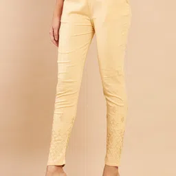 Soch Women Beige Skinny Fit Trousers-picture-25