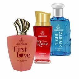 JOHN PHILLIPS Set Of 3 Magic Rose - First Love & Tomm Sportz Eau De Perfumes 60ml Each-picture-32