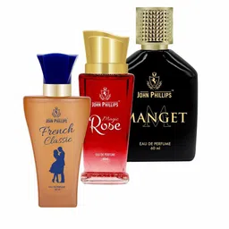 JOHN PHILLIPS Set Of 3 French Classic - Magic Rose & Manget Eau De Perfumes 60ml Each-picture-40