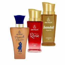 JOHN PHILLIPS Set of 3 EDP - French Classic + Magic Rose + Sandal Imperia - 60ml Each-picture-12