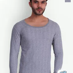 T.T. Men Elite Top Thermal Pack of 2 (Grey)-L image 1