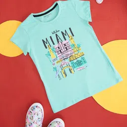 Pantaloons Junior Girls Typography Printed Cotton T-shirt-picture-28
