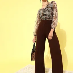 MISH Floral Print Ruffles Net Top-picture-23