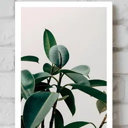 VAH Kya Bat Hai !! Green & White Floral and Botanical Wooden Wall Art-picture-28