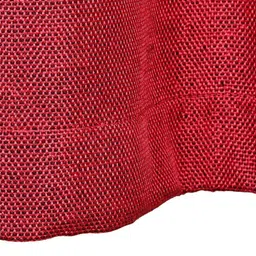 the conversion Maroon Premium Jute Solid 7ft Light Filtering Eyelet Longdoor Curtain (1 Pc) image 4