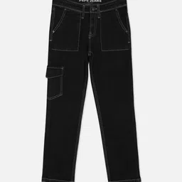 Pepe Jeans Boys Mid Rise Relaxed Fit Clean Look Stretchable Cotton Jeans-picture-36