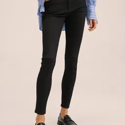 MANGO Women Black Skinny Fit Stretchable Jeans-picture-27