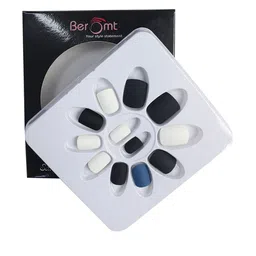 BEROMT 12 Pcs Long-Lasting Casual Salon Finish Press On Nails - Shade 757-picture-27