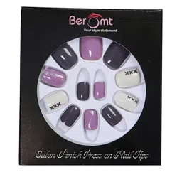 BEROMT 12 Pcs Long-Lasting Reusable Lightweight Salon Finish Press On Nail Tips - 609-picture-18