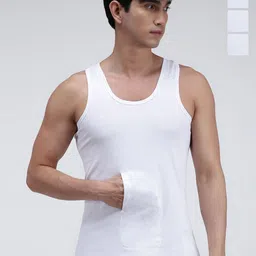 AMUL COMFY Pack Of 4 Pure Cotton Undershirt Vests AC-IPKTVESTRN-WHT-XS-4PC-picture-20