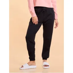 Enamor Drawstring Full Length High Waist Cotton Jogger For Women - E406-picture-11