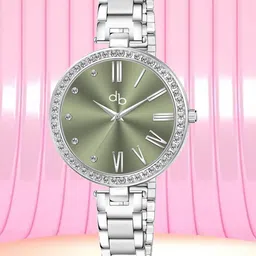 DressBerry Women Green Embellished Dial Bracelet Style Straps Analogue Watch HOBDB-188-SL-image-87