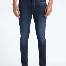 Flying Machine Men Skinny Fit Clean Look Whiskers & Chevrons Cotton Jeans-picture-38