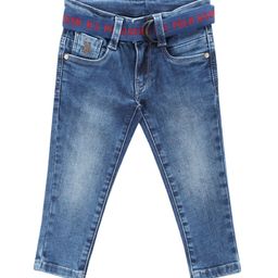 U.S. Polo Assn. Kids Boys Slim Fit Heavy Fade Clean Look Stretchable Jeans-picture-35