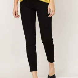 Xpose Women Comfort High-Rise Clean Look Slim Fit Stretchable Jeans-image-74