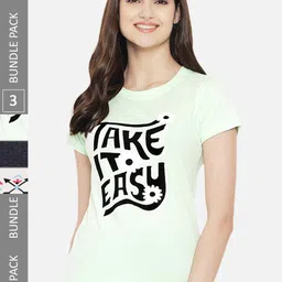 Fabflee Pack Of 3 Printed Cotton Casual T-shirt-picture-25