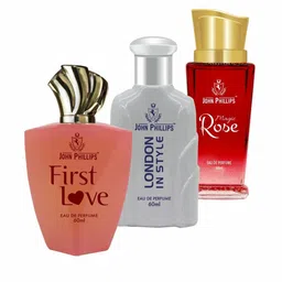 JOHN PHILLIPS Set Of 3 First Love - Magic Rose Unisex Eau De Perfumes 60ml Each-picture-12