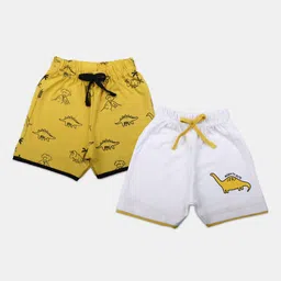 V-Mart Infant Kids Pack Of 2 Graphic Printed Cotton Shorts-picture-54