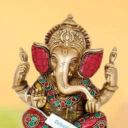 Myntra Elegant Homes Gold-Toned Religious Figurine Showpiece-picture-35