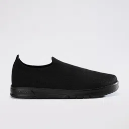 Lotto Men Textured Slip-On Black Sneakers-picture-31