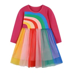 StyleCast Girls Colourblocked Fit & Flare Dress-image-3
