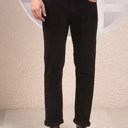 Crimsoune Club Men Slim Fit Corduroy Chinos Trousers-image-37