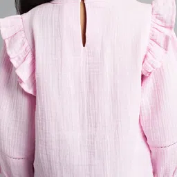 Ed-a-Mamma Flutter Sleeve Cotton Top image 2