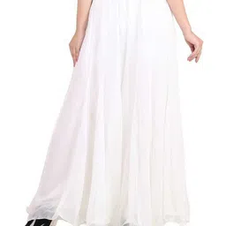 Farden Women Knitted Georgette Ethnic Palazzos image 2